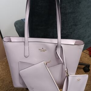 Kate Spade Staci Tote and Pouch Set